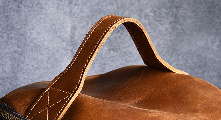 Leather Travel & Hiking Backpack