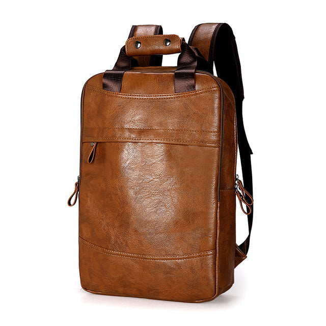 Men’s Leather Business Backpack