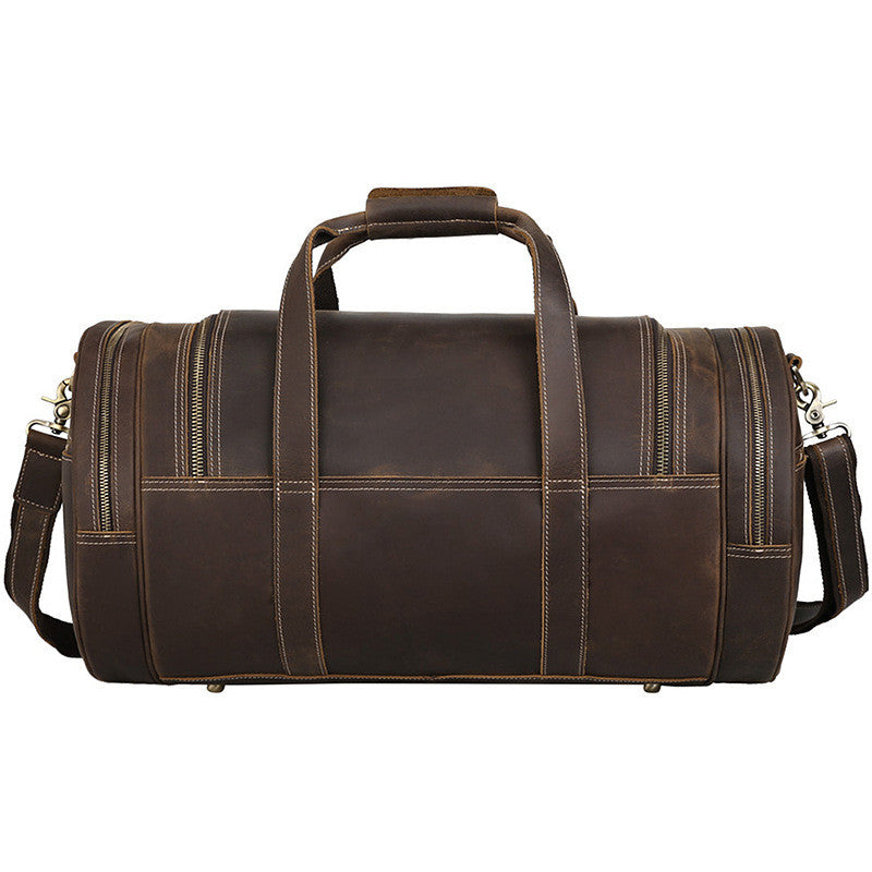 Trendy European-Style Leather Duffle