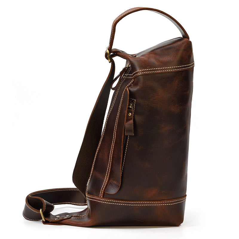 Genuine Leather Men’s Backpack