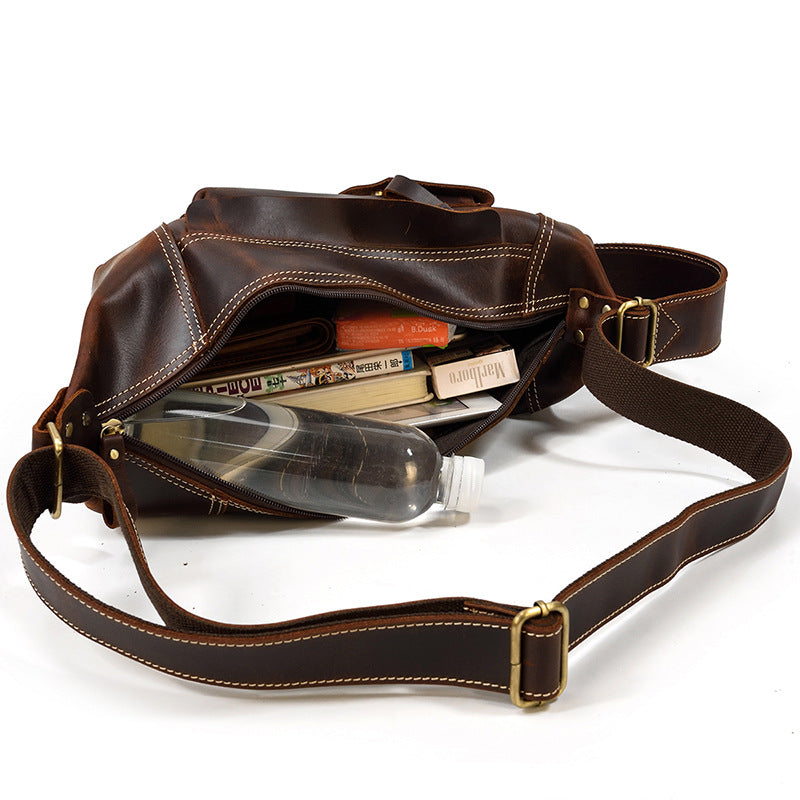 Genuine Leather Men’s Backpack