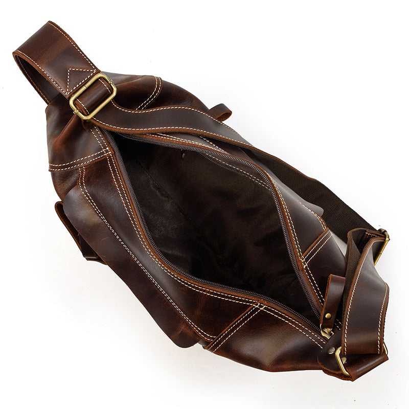 Genuine Leather Men’s Backpack