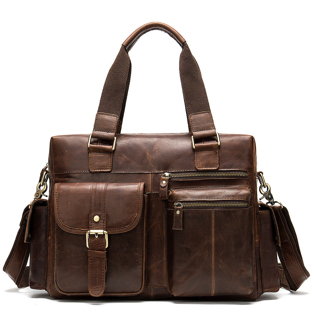 Men's Leather Duffel Bag