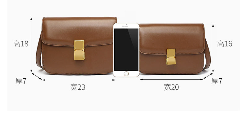 Classic Leather Shoulder Bag