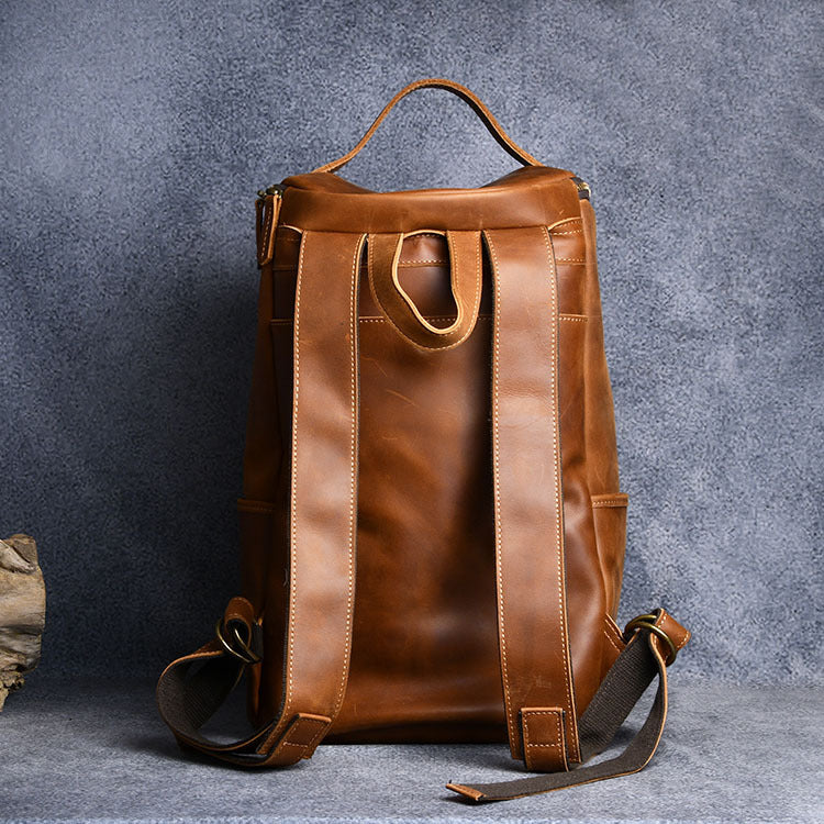 Leather Travel & Hiking Backpack