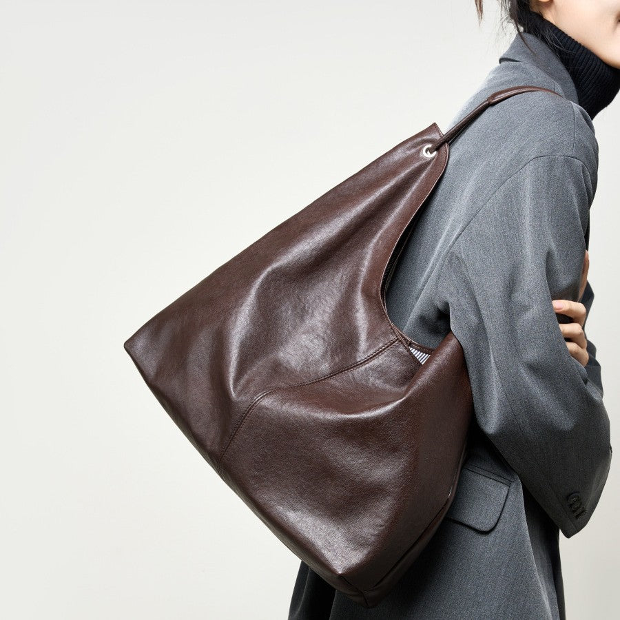 Vegetable-Tanned Leather Tote