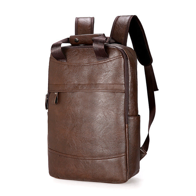 Men’s Leather Business Backpack