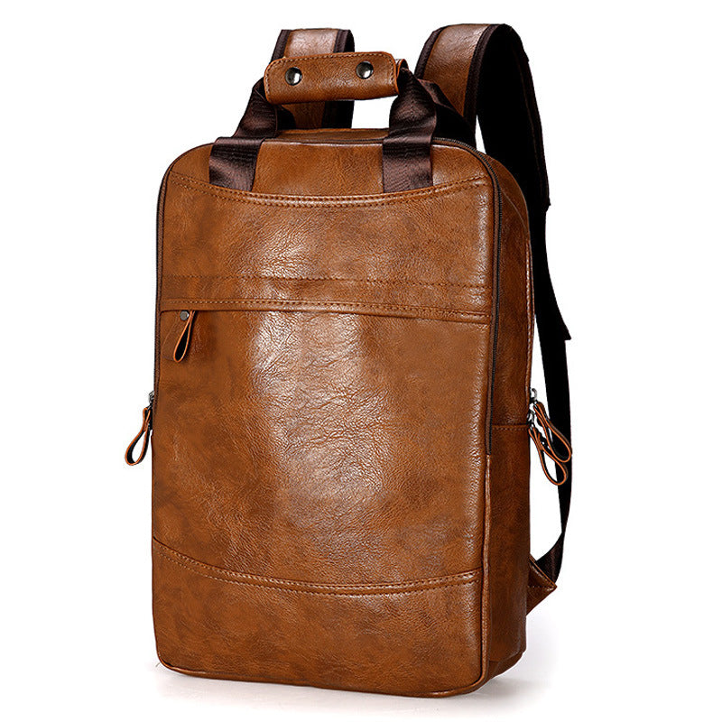 Men’s Leather Business Backpack