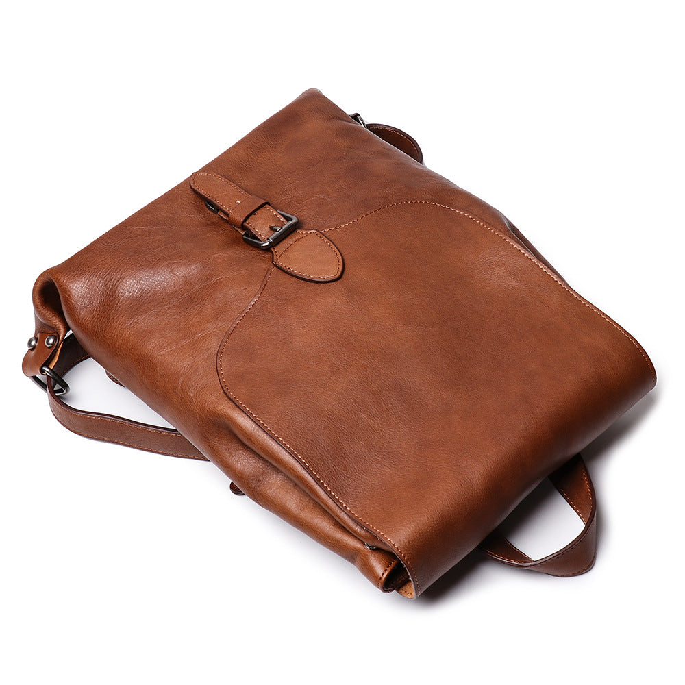 Men's Classic Cowhide Backpack