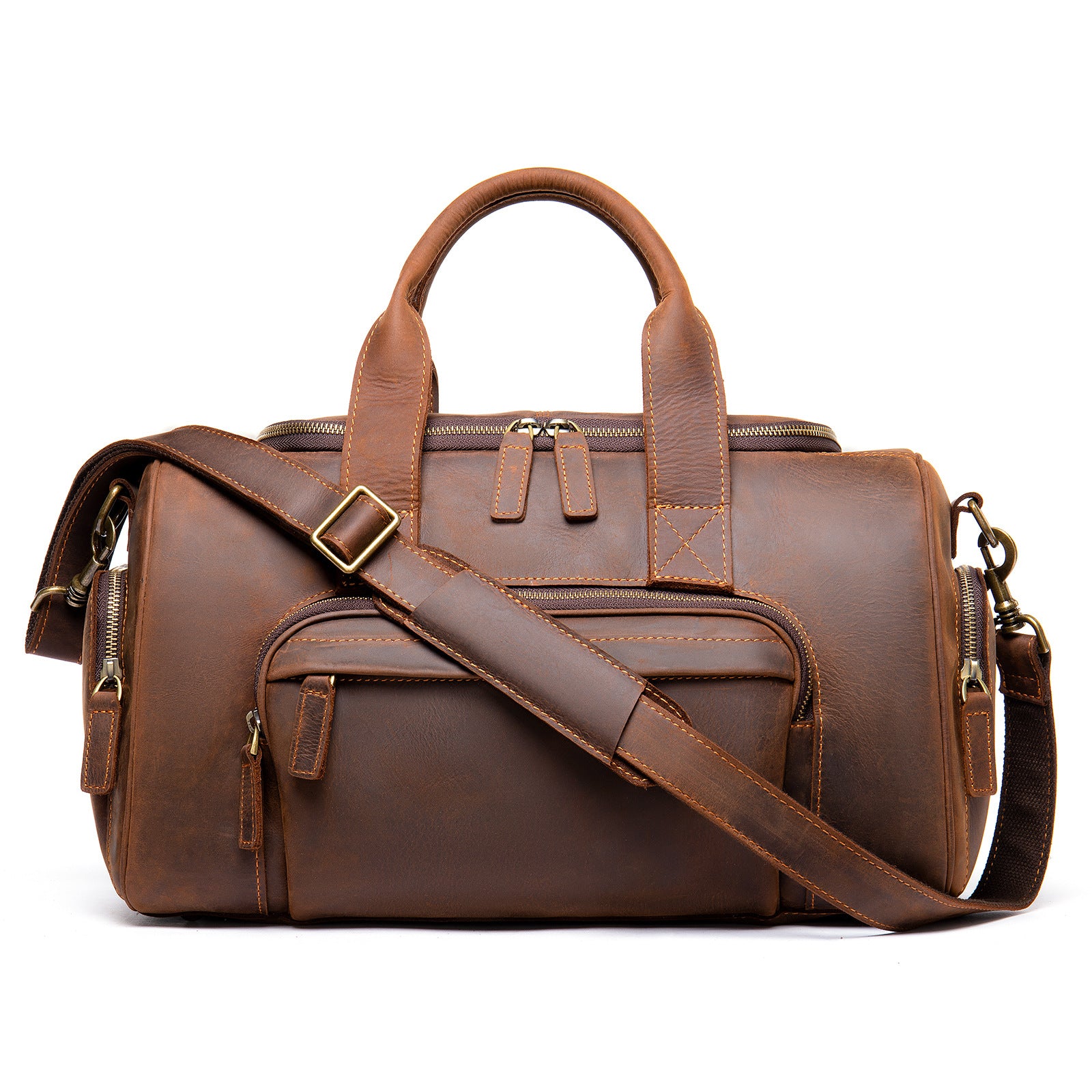 Vintage Leather Hand-Carry Bag