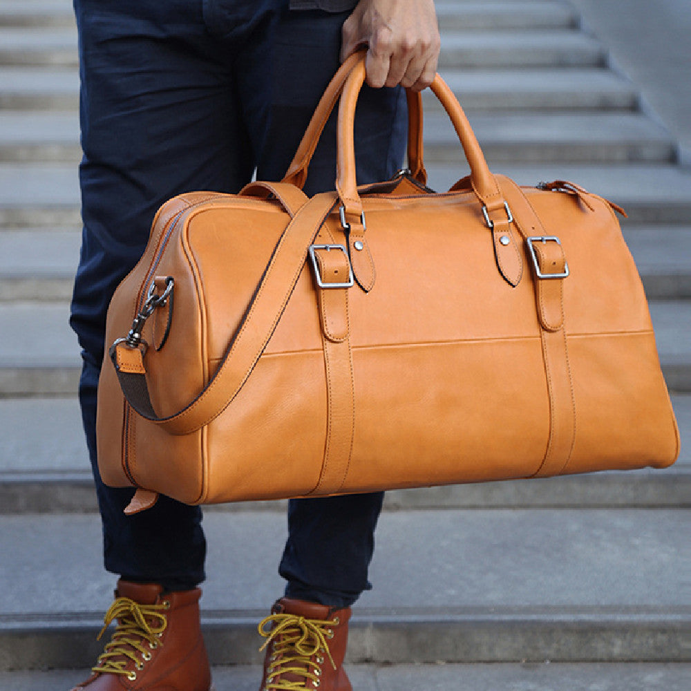 Leather Weekender Bag