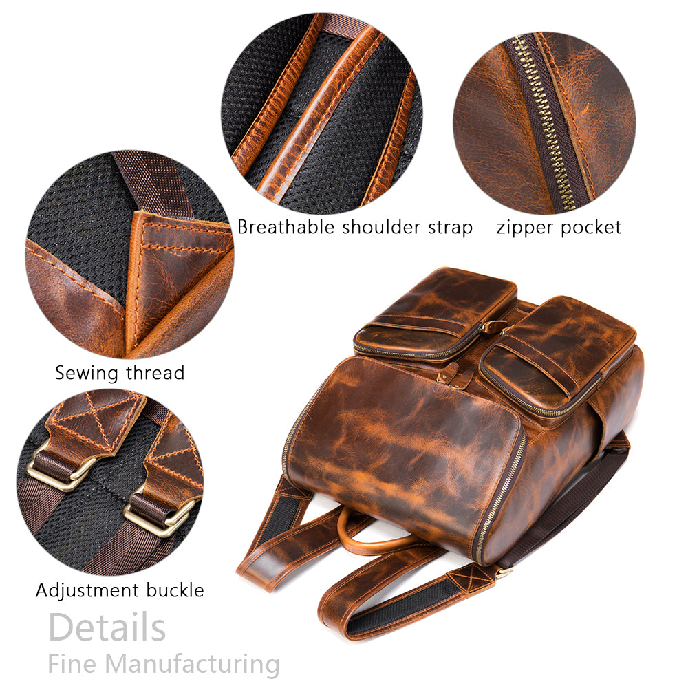 Vintage Style Leather Handbag