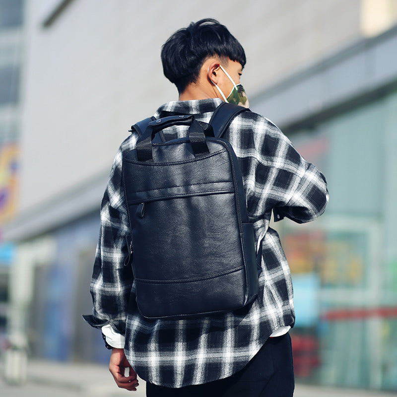Men’s Leather Business Backpack