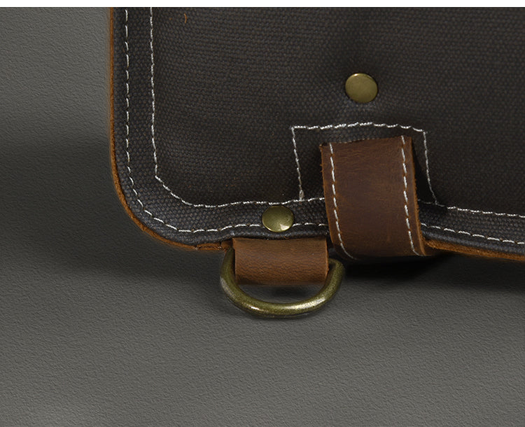 Versatile Vintage Leather Backpack