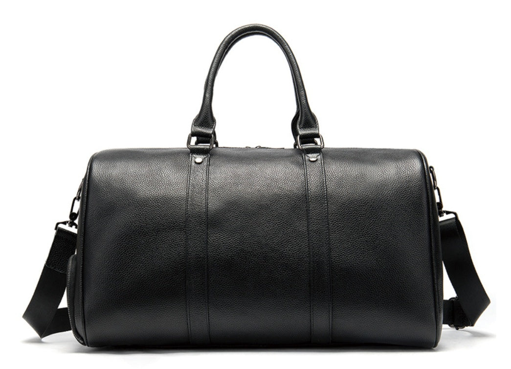 Portable Leather Travel Bag