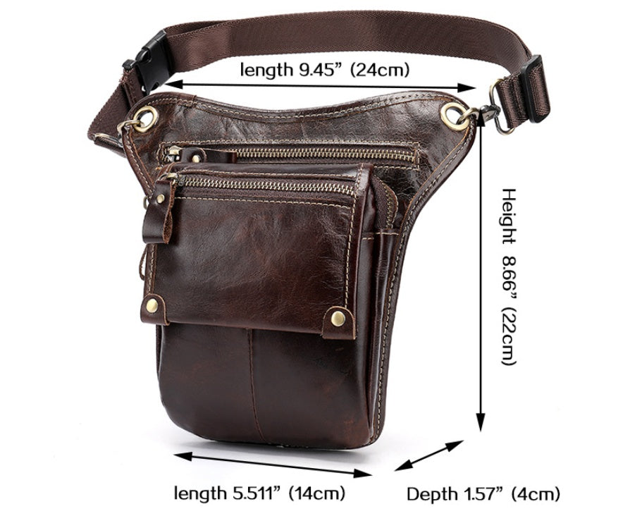 Vintage Leather Crossbody
