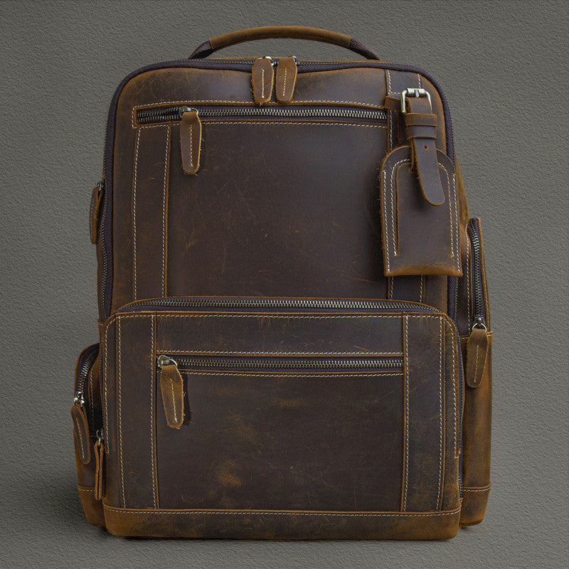 Modern Tone Leather Backpack