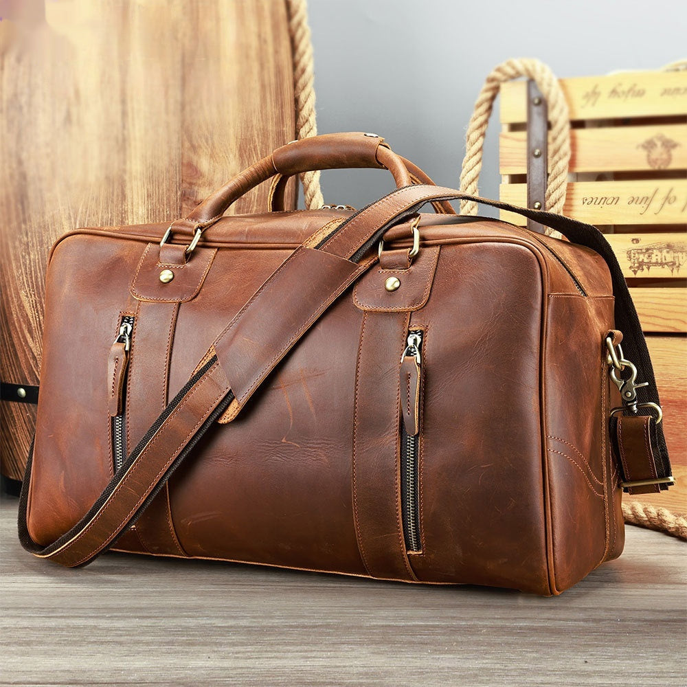 Travel Bag Genuine Leather