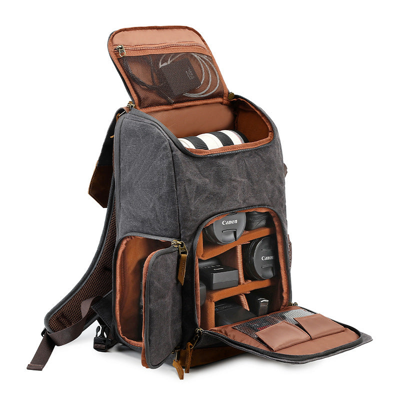 Outdoor Canvas Casual Backpack