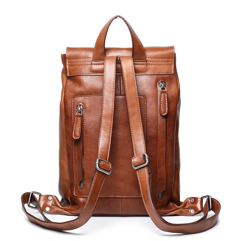 Men's Classic Cowhide Backpack