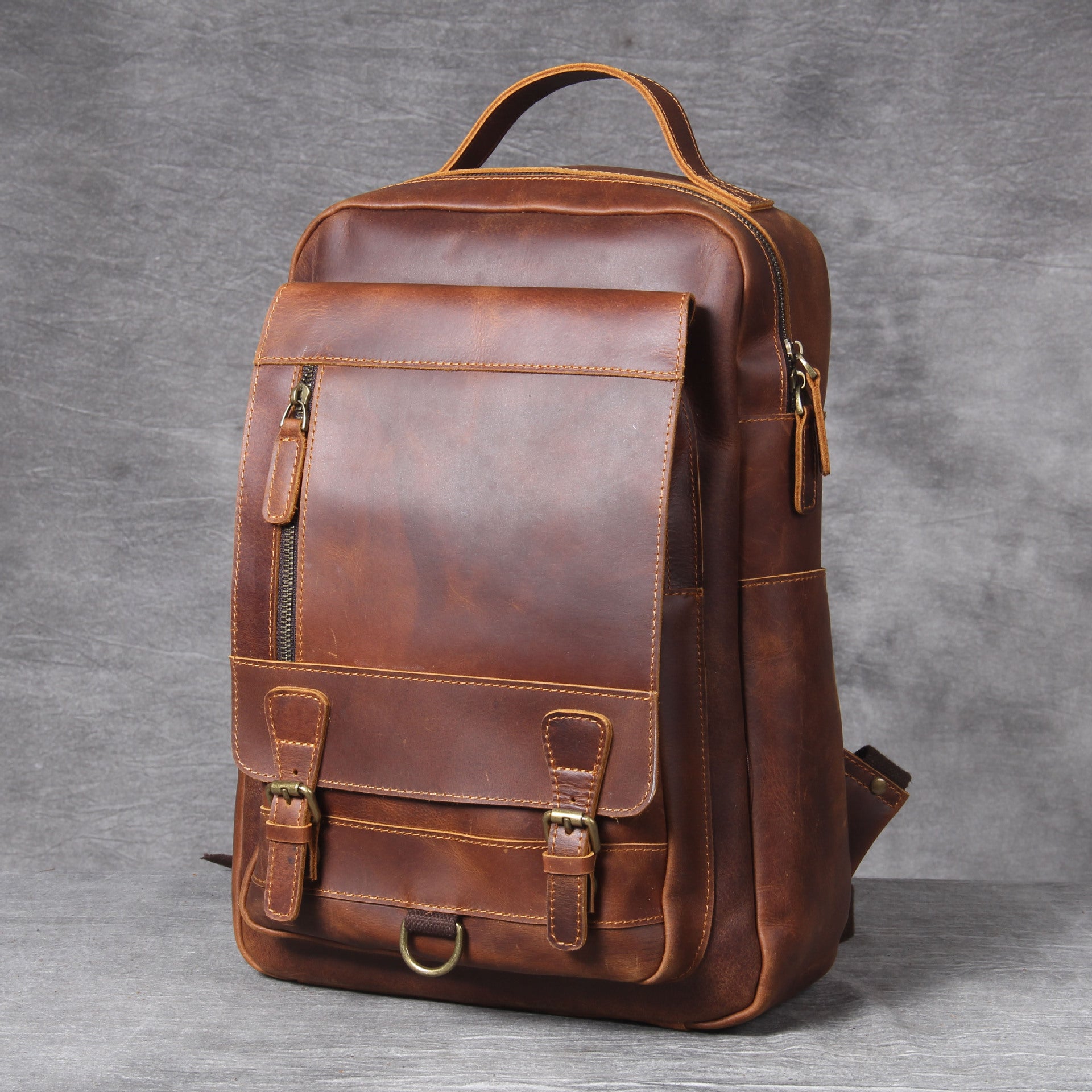 Casual Cowhide Backpack