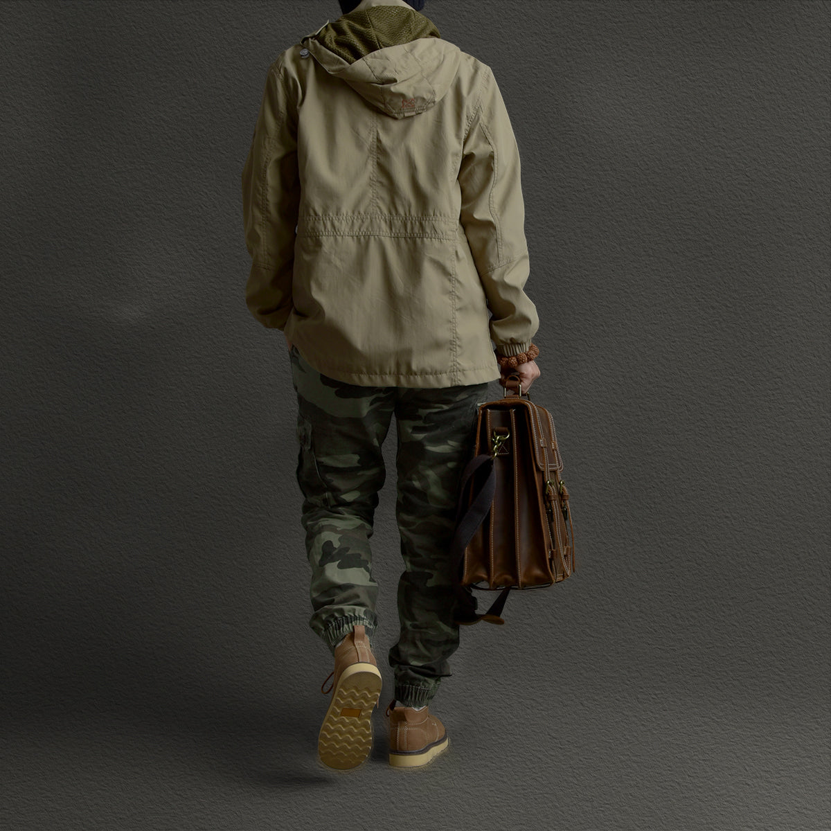 Versatile Vintage Leather Backpack