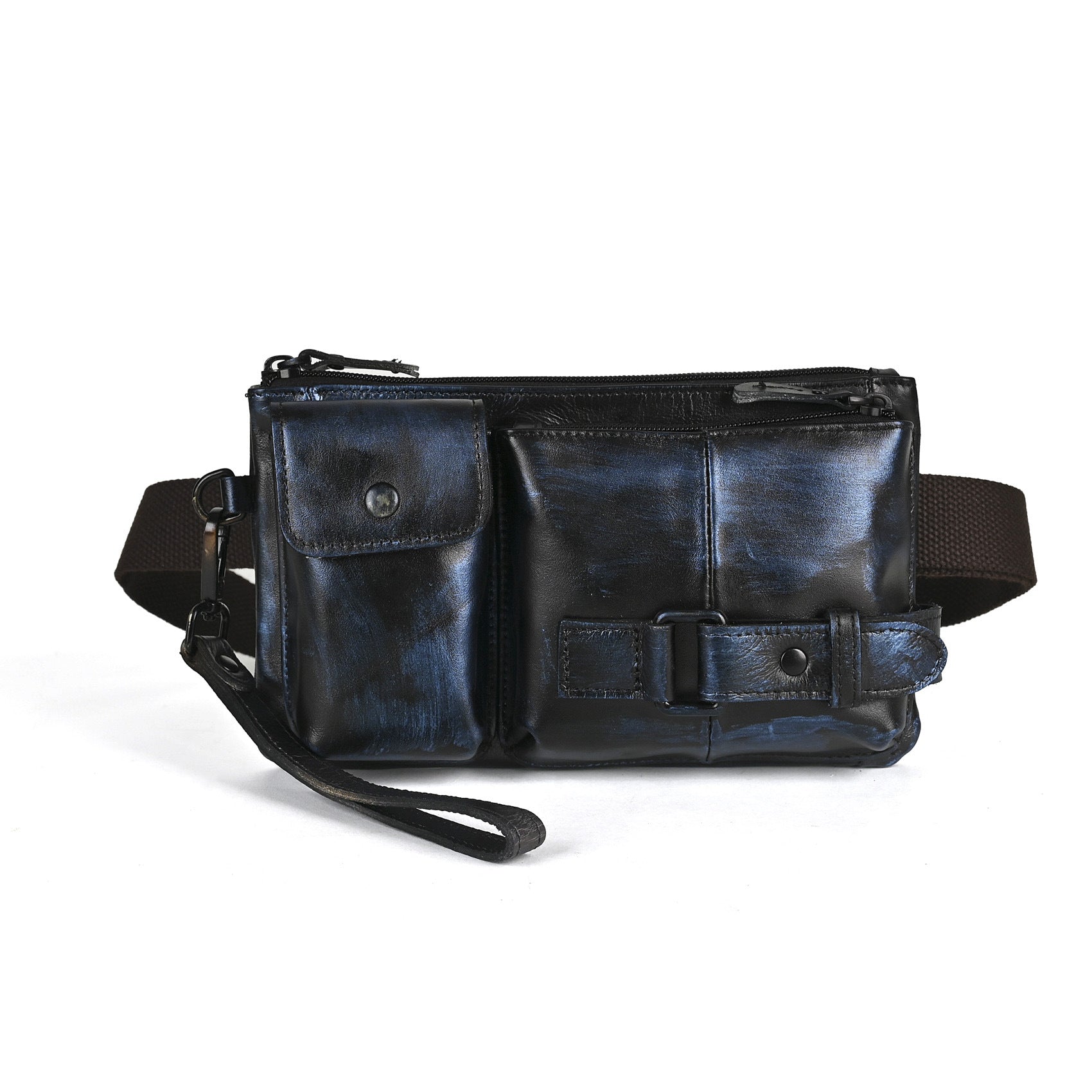 Trendy Leather Waist Bag