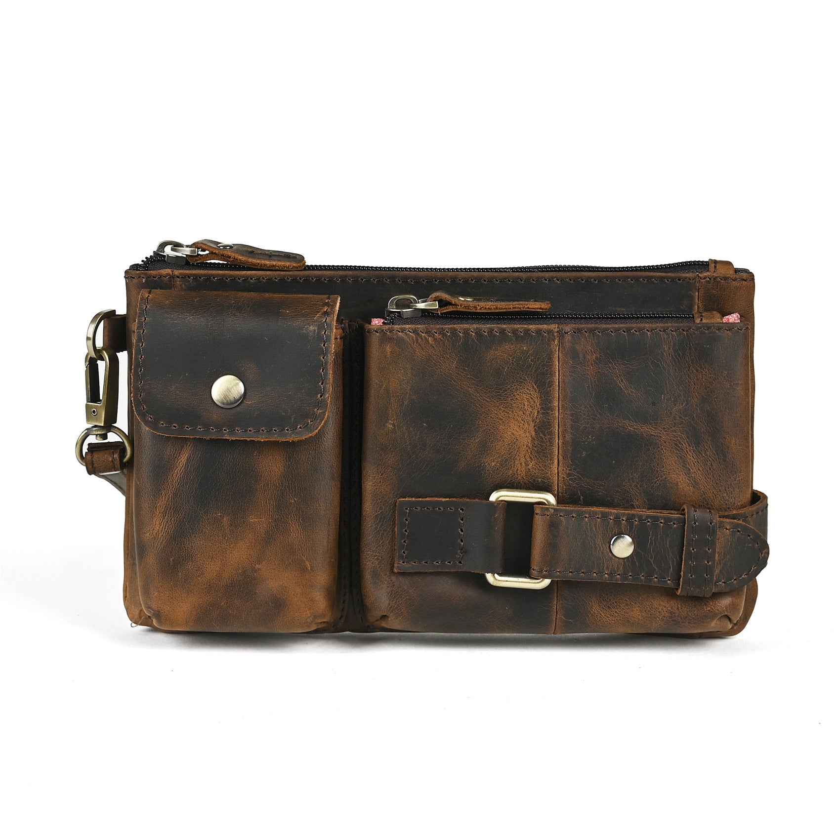 Trendy Leather Waist Bag