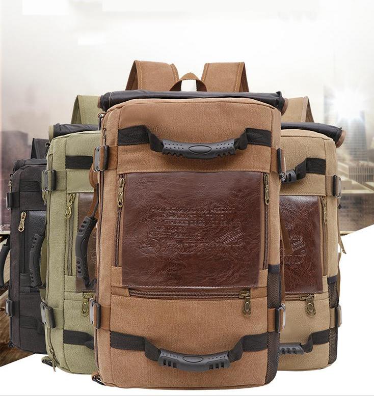 Versatile Men’s Canvas Computer Bag
