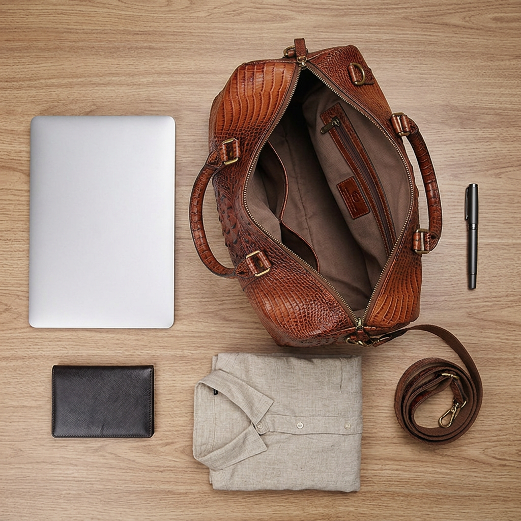 The Bayou - Embossed Handbag
