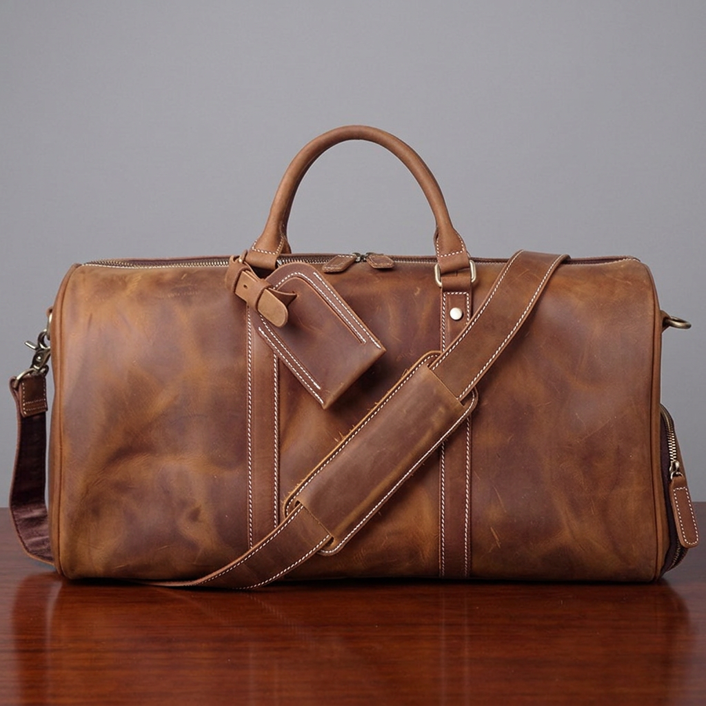 The Whitmore - Leather Travel Grip