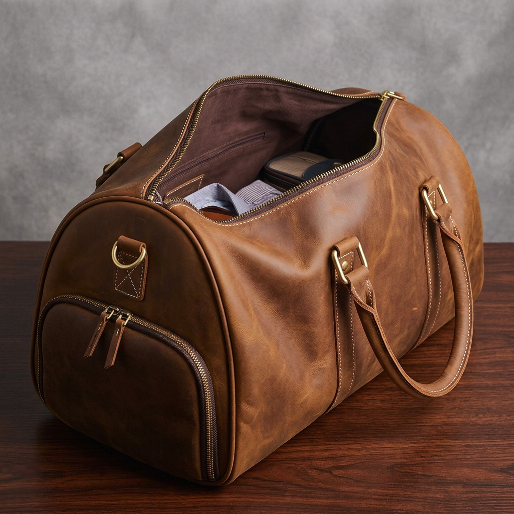 The Whitmore - Leather Travel Grip