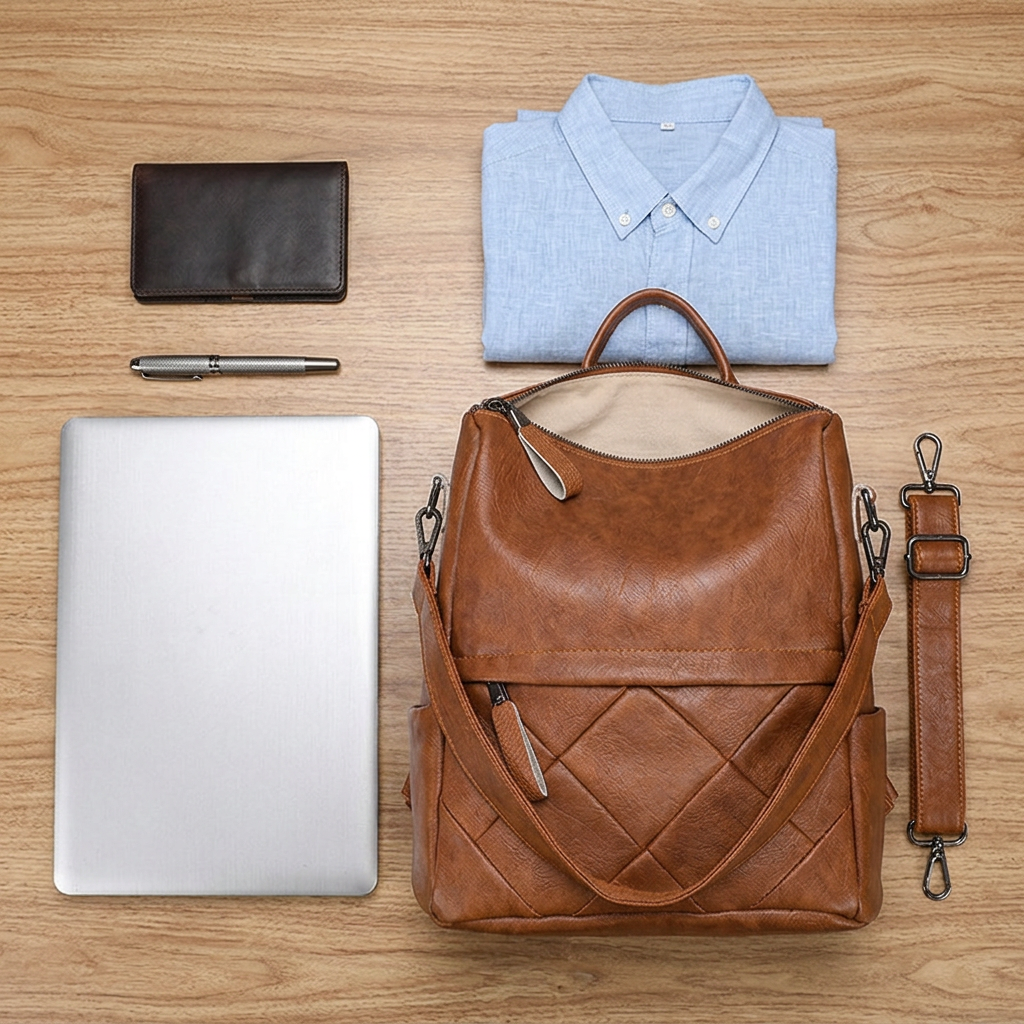 The Wren - Textured Backpack