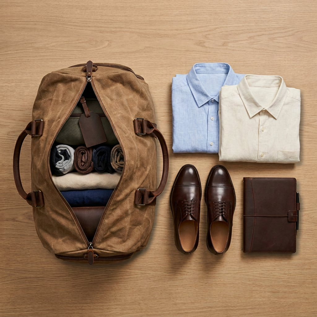 The Ridge - Leather Weekender Duffle