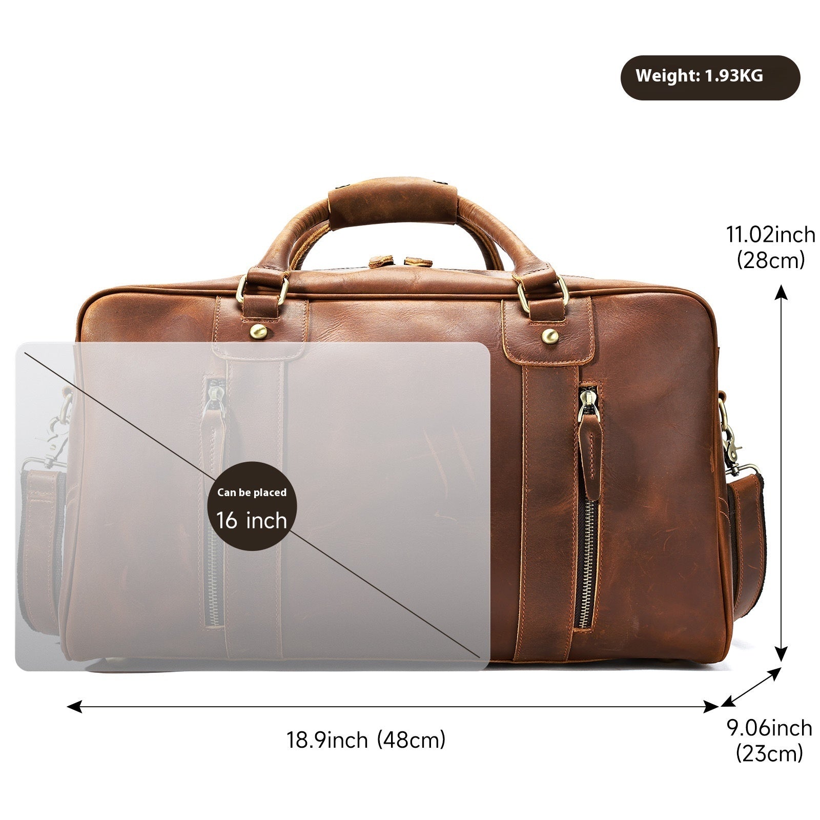 Travel Bag Genuine Leather