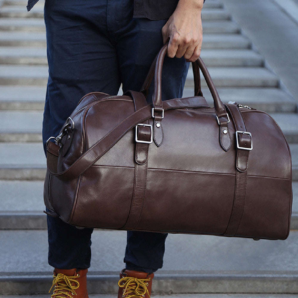 Leather Weekender Bag