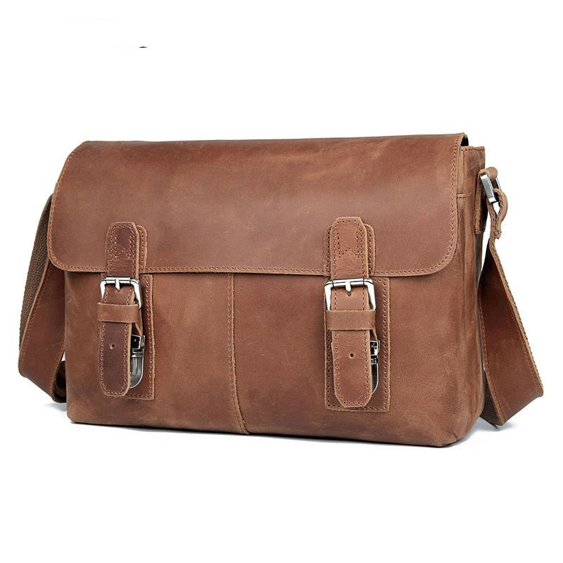 Vintage Leather Crossbody Bag