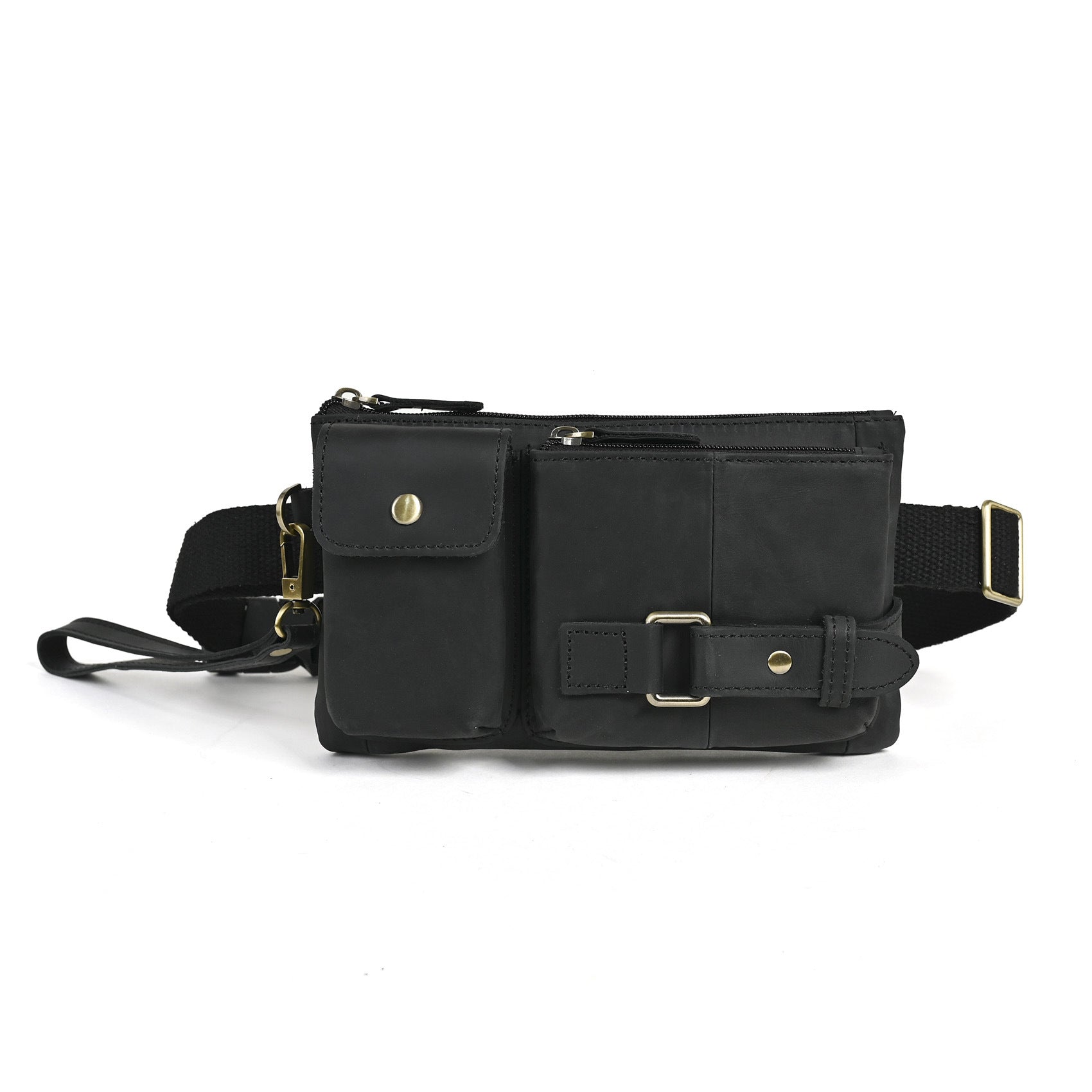 Trendy Leather Waist Bag