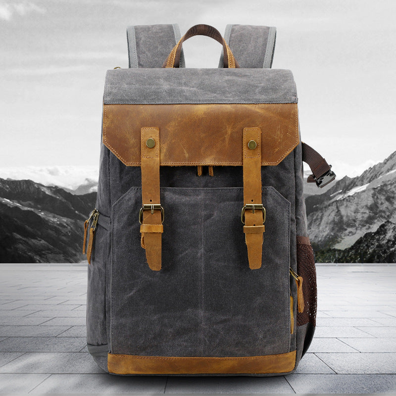 Outdoor Canvas Casual Backpack
