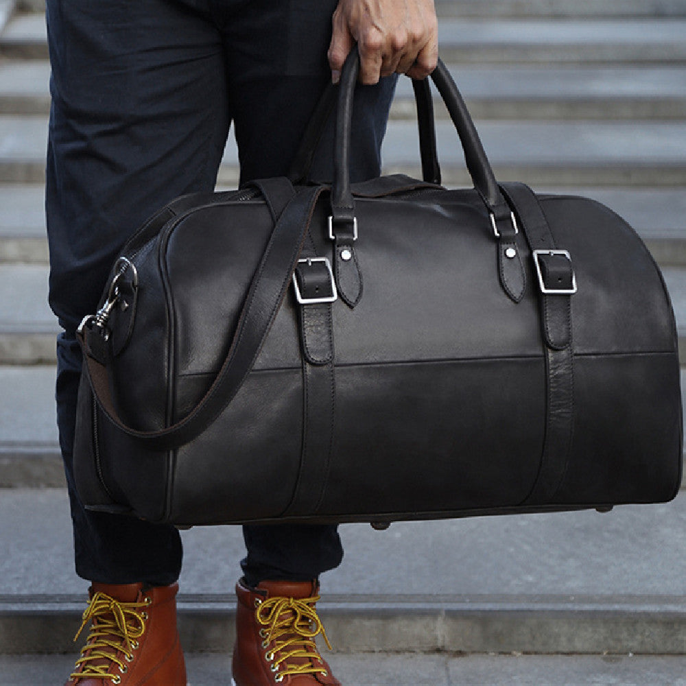 Leather Weekender Bag
