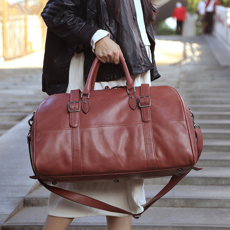Leather Weekender Bag