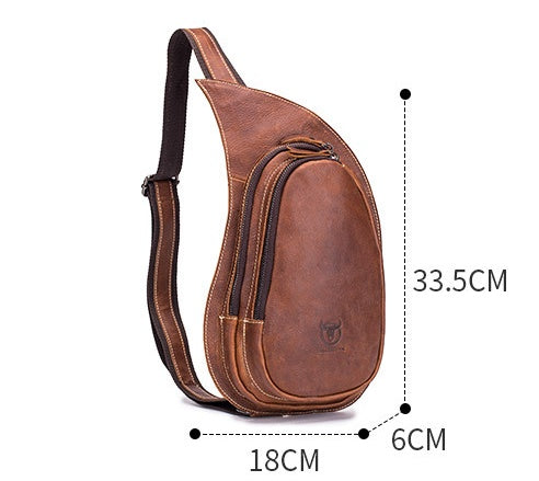 Chest Bag Genuine Leather